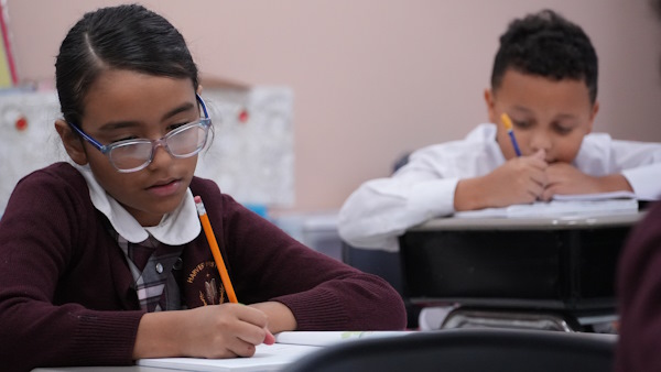 Students at Harvest Christian Academy